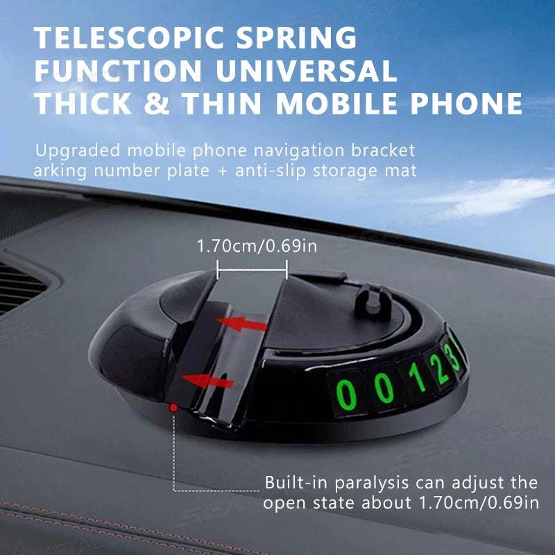 360 degree rotating phone holder close-up