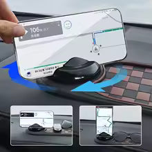 Car dashboard anti-slip mat with phone holder