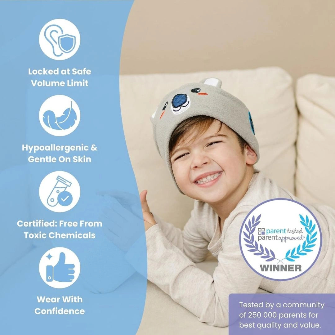 Kids headband headphones product